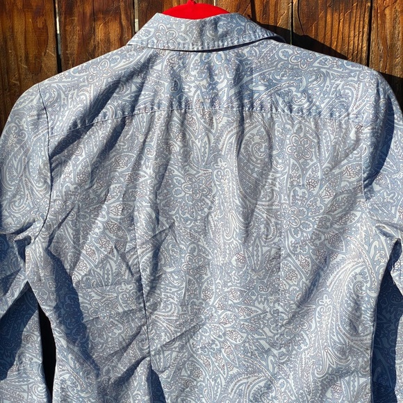 Land’s End Paisley Fitted Blouse - Picture 4 of 6